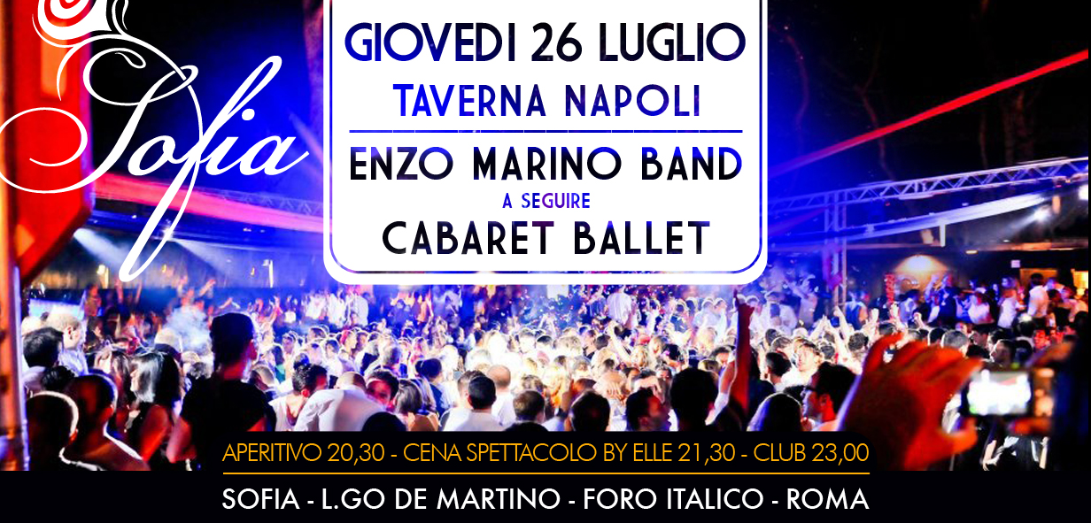 Sofia - Giovedì 26 Luglio 2012 - Taverna Napoli Enzo Marino Band